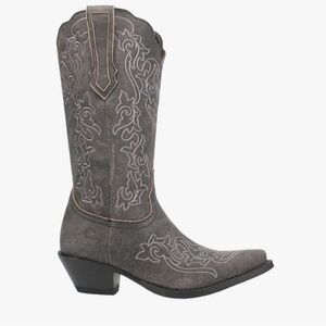 Dingo Flirty N' Fun Embroidered Cowboy Boots Mid Calf Mid Heel